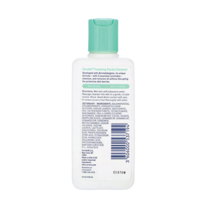 Cerave Foaming Facial Cleanser – 87 ml - Image 5