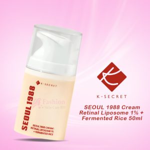 KSECRET SEOUL 1988 Cream : Retinal Liposome 1% + Fermented Rice 50ml