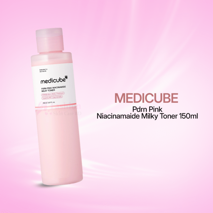 Medicube PDRN PINK NIACINAMAIDE MILKY TONER 150ml - Image 2