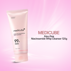 Medicube PDRN PINK NIACINEAMIDE WHIP CLEANSER 120g