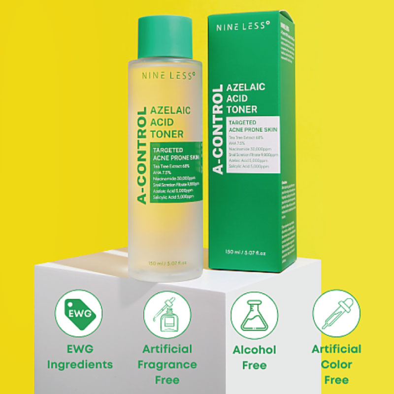 Nineless A-Control Azelaic Acid Toner 150ml - Image 3