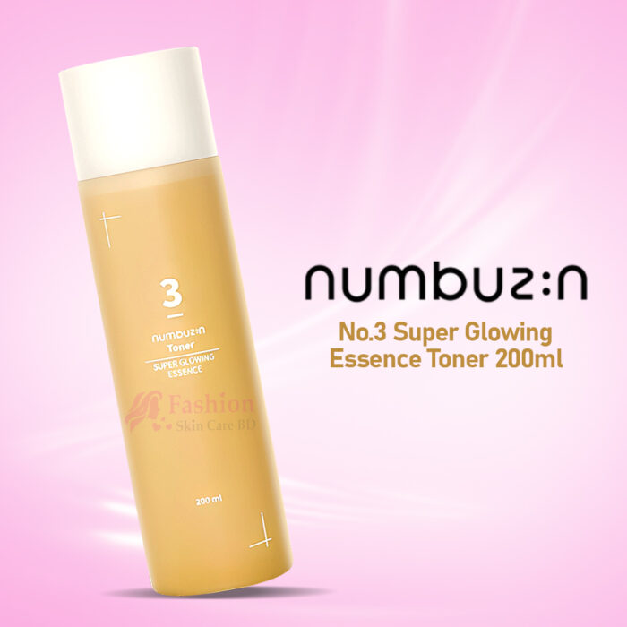 Numbuzin No.3 Super Glowing Essence Toner 200ml - Image 5