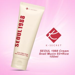ksecret Seoul 1988 Cream : Snail Mucin 93+Rice 100ml